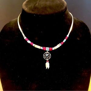 Native American Child’s Necklace with Dream catcher